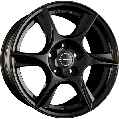 Borbet TL Black Glossy Alufelge 7x16 Zoll ET39 LK 5x112 ML66.6 – Bild 2