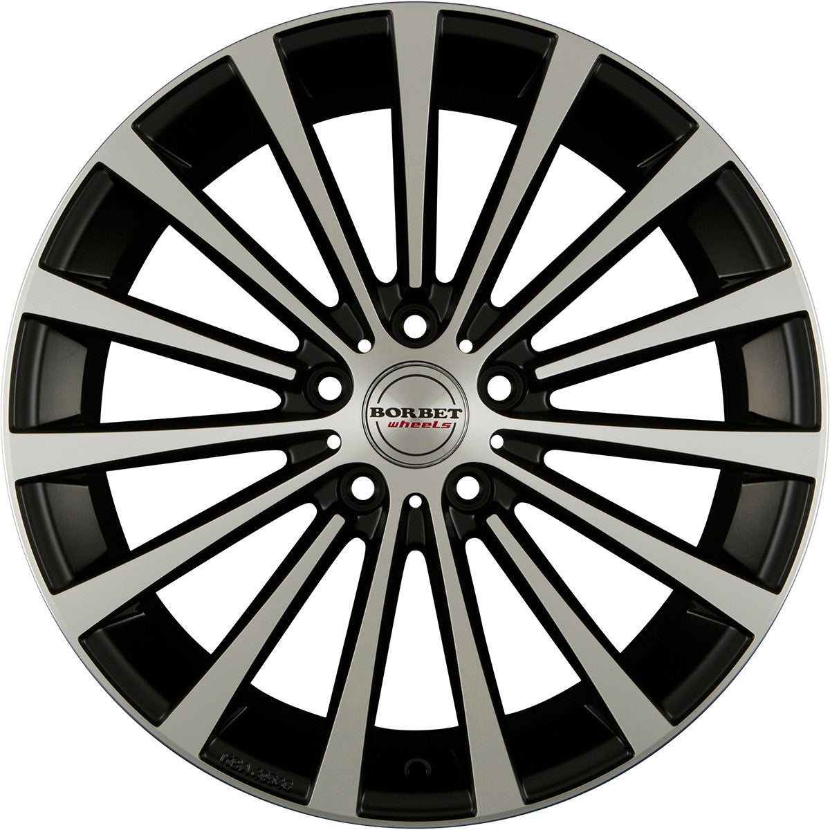 Borbet BLX black polished matt 8.5x18 ET45 - LK5/108 ML72.5