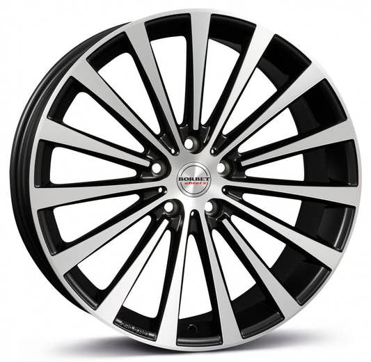Borbet BLX black polished matt 8.5x19 ET45 - LK5/108 ML72.5