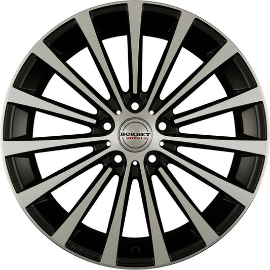 Borbet BLX black polished matt 8.5x19 ET45 - LK5/108 ML72.5