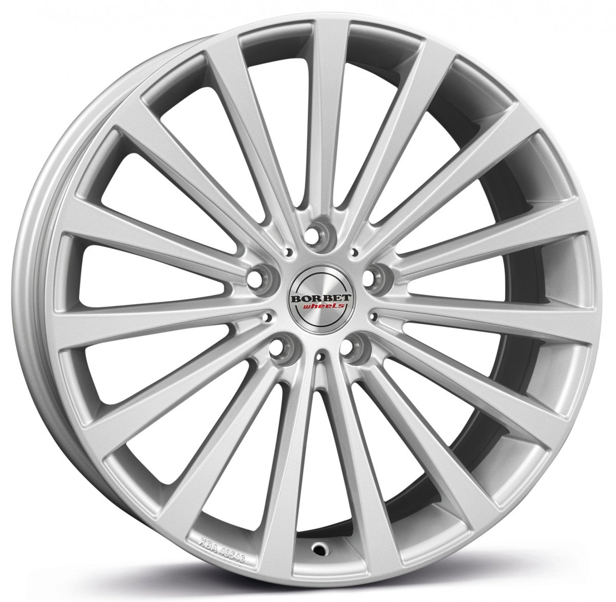 Borbet BLX brilliant silver 8.5x19 ET45 - LK5/112 ML72.5