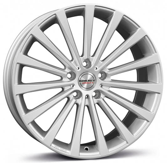 Borbet BLX brilliant silver 8.5x19 ET30 - LK5/120 ML72.5