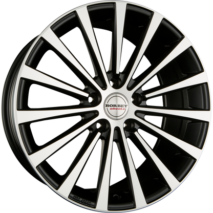 Borbet BLX black polished matt Alufelge 8.5x20 Zoll ET45 LK 5x114.3 ML72.5 – Bild 2