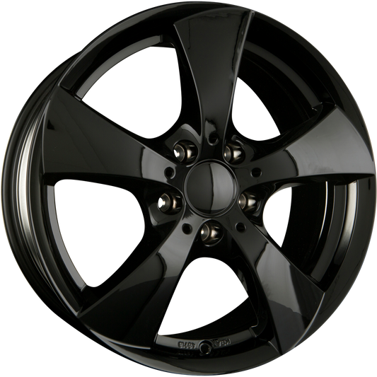 Borbet TB Black Glossy Alufelge 6.5x16 Zoll ET49 LK 5x112 ML66.6 – Bild 2