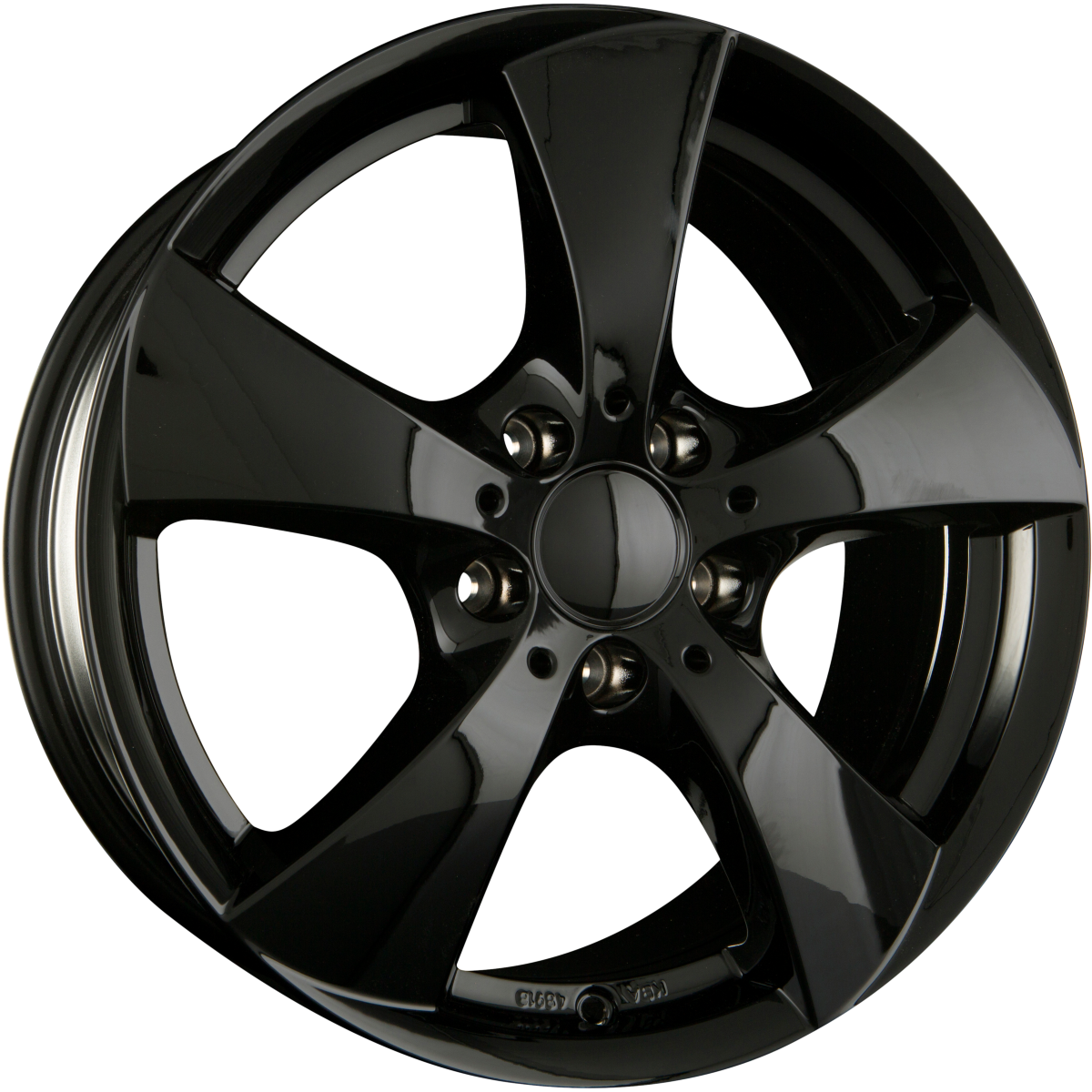 Borbet TB Black Glossy Alufelge 6.5x16 Zoll ET49 LK 5x112 ML66.6 – Bild 2