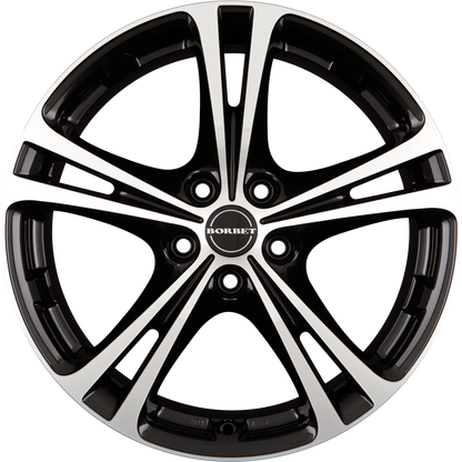 Borbet XL Black Polished Alufelge 8x18 Zoll ET40 LK 5x114.3 ML72.6