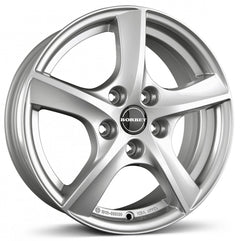 Borbet TL brilliant silver 5-Speiche Alufelge 6.5x16 Zoll ET50 LK 5x108 ML63.4