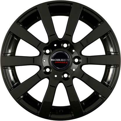 Borbet C2C black glossy 7.5x17 ET50 - LK5/114.3 ML72.5
