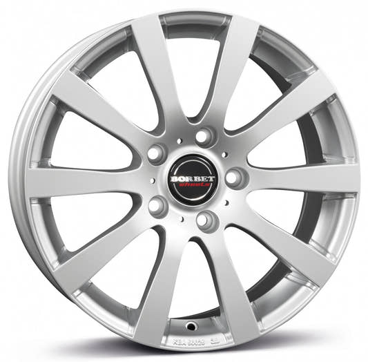 Borbet C2C brilliant silver 8x18 ET50 - LK5/130 ML71.5