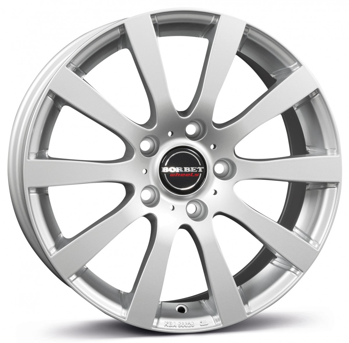 Borbet C2C brilliant silver 8x18 ET50 - LK5/130 ML71.5