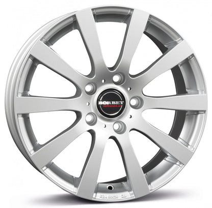 Borbet C2C brilliant silver 8x18 ET50 - LK5/130 ML71.5
