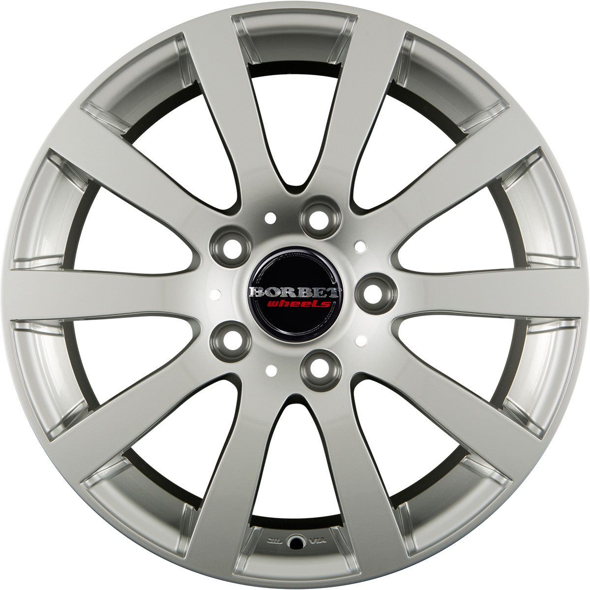 Borbet C2C brilliant silver 8x18 ET50 - LK5/130 ML71.5