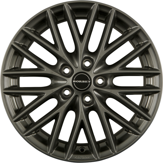 Borbet BS5 metal grey Alufelge 7x16 Zoll ET40 LK 5x114.3 ML72.5 – Bild 2