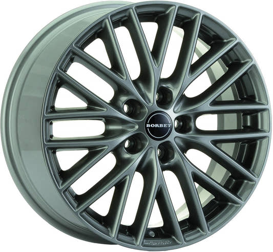 Borbet BS5 metal grey 8x18 ET38 - LK5/120 ML72.5