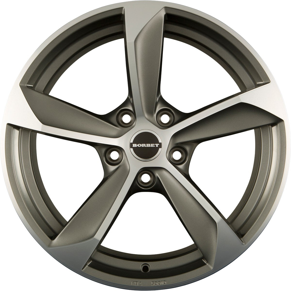 Borbet S graphite polished matt 10x22 ET40 - LK5/120 ML72.5