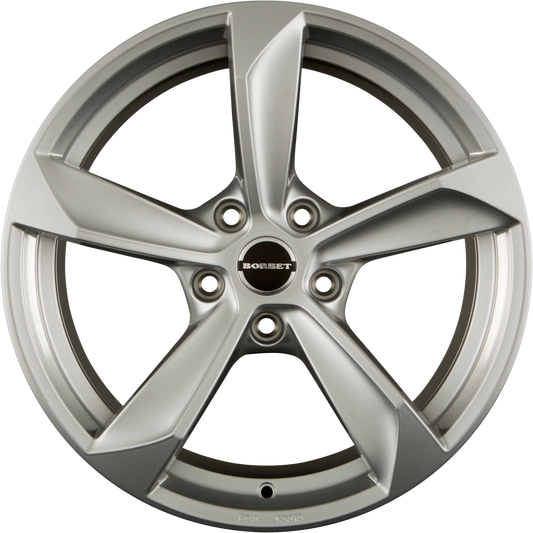 Borbet S Brillant Silver Alufelge 10x22 Zoll ET55 LK 5x112 ML66.6