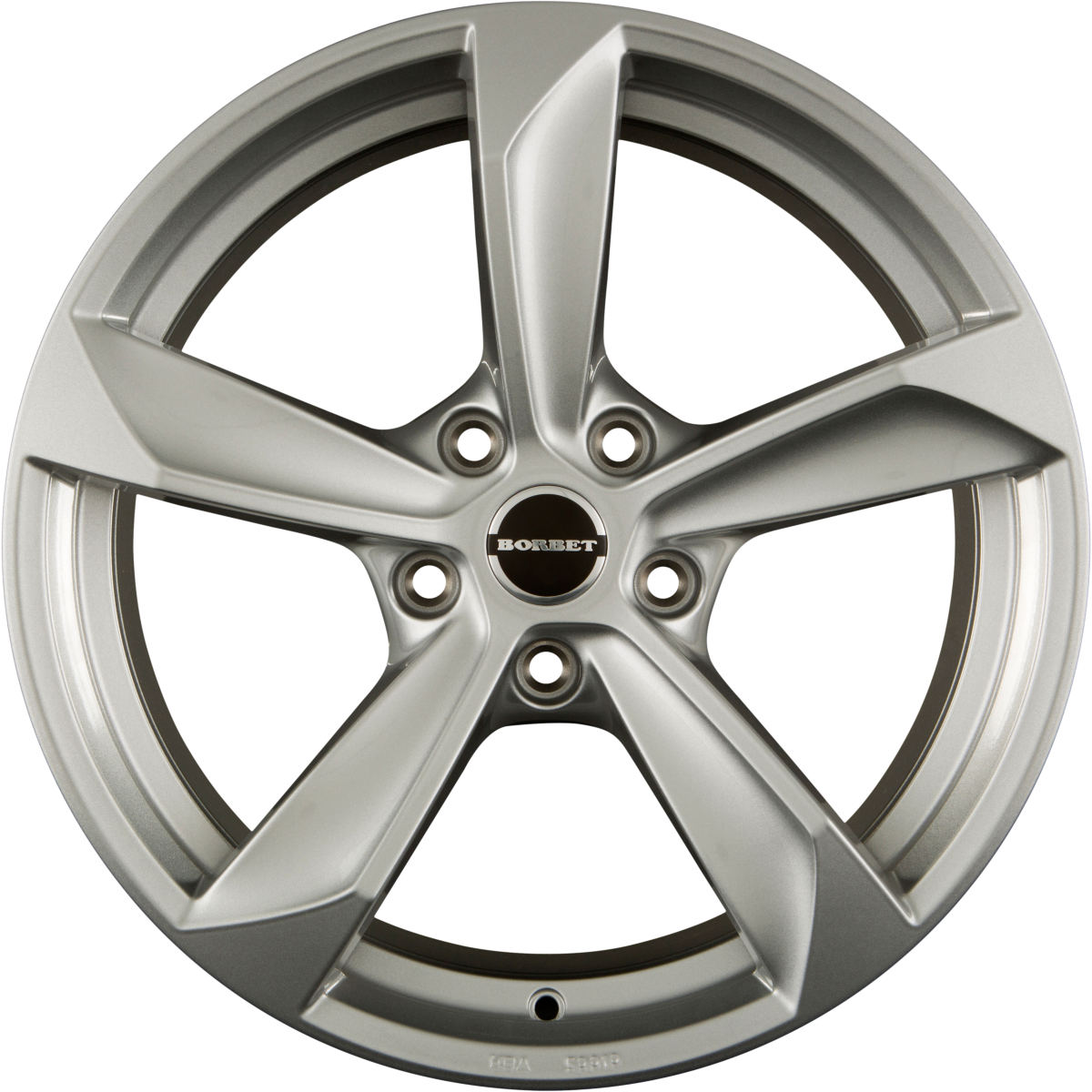 Borbet S Brillant Silver Alufelge 10x22 Zoll ET55 LK 5x112 ML66.6