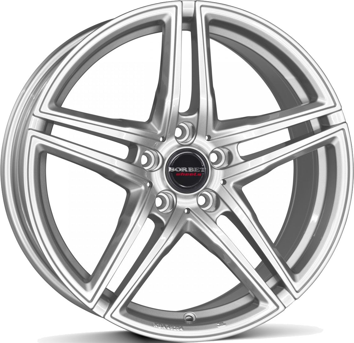 Borbet XRT brilliant silver 8.5x19 ET21 - LK5/112 ML66.5
