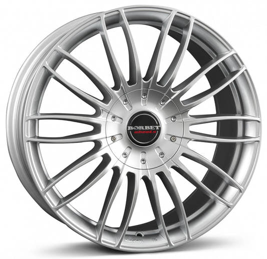 Borbet CW3 sterling silver 7.5x18 ET53 - LK5/130 ML78.1