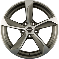 Borbet S Graphite Polished Matt Alufelge 8x18 Zoll ET38 LK 5x120 ML72.6