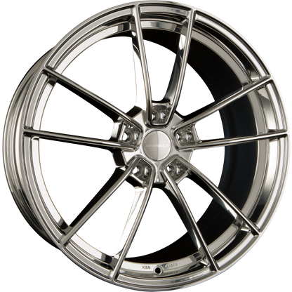 Borbet FF1 Stainless Polished Alufelge 8.5x19 Zoll ET35 LK 5x112 ML72.5 – Bild 2