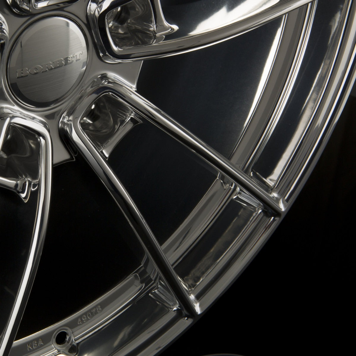 Borbet FF1 Stainless Polished Alufelge 8.5x19 Zoll ET35 LK 5x112 ML72.5 – Bild 3