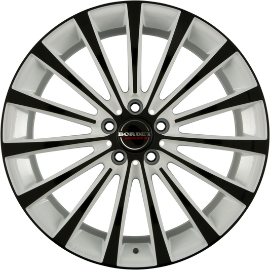 Borbet BLX White Edition Black Alufelge 8.5x18 Zoll ET45 LK 5x112 ML72.5