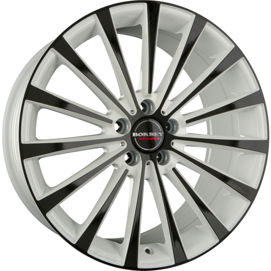 Borbet BLX White Edition Black Alufelge 8.5x18 Zoll ET45 LK 5x112 ML72.5 – Bild 2
