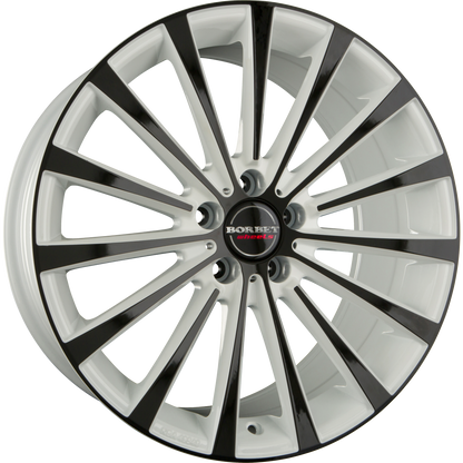 Borbet BLX White Edition Black Alufelge 8.5x18 Zoll ET45 LK 5x112 ML72.5 – Bild 2