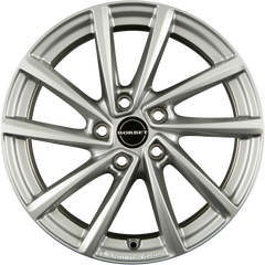 Borbet V Brilliant Silver Alufelge 7x16 Zoll ET48 LK 5x112 ML66.6
