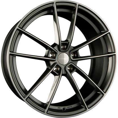 Borbet FF1 Dark Titan Polished Alufelge 8x18 Zoll ET35 LK 5x112 ML72.5 – Bild 2