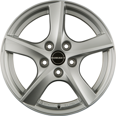 Borbet TL Brilliant Silver Alufelge 7x17 Zoll ET42 LK 5x105 ML56.6