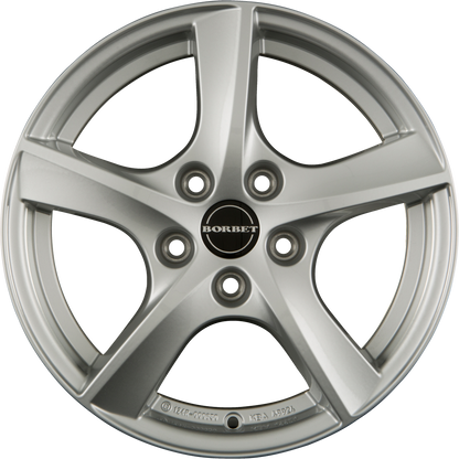 Borbet TL Brilliant Silver Alufelge 7x17 Zoll ET42 LK 5x105 ML56.6