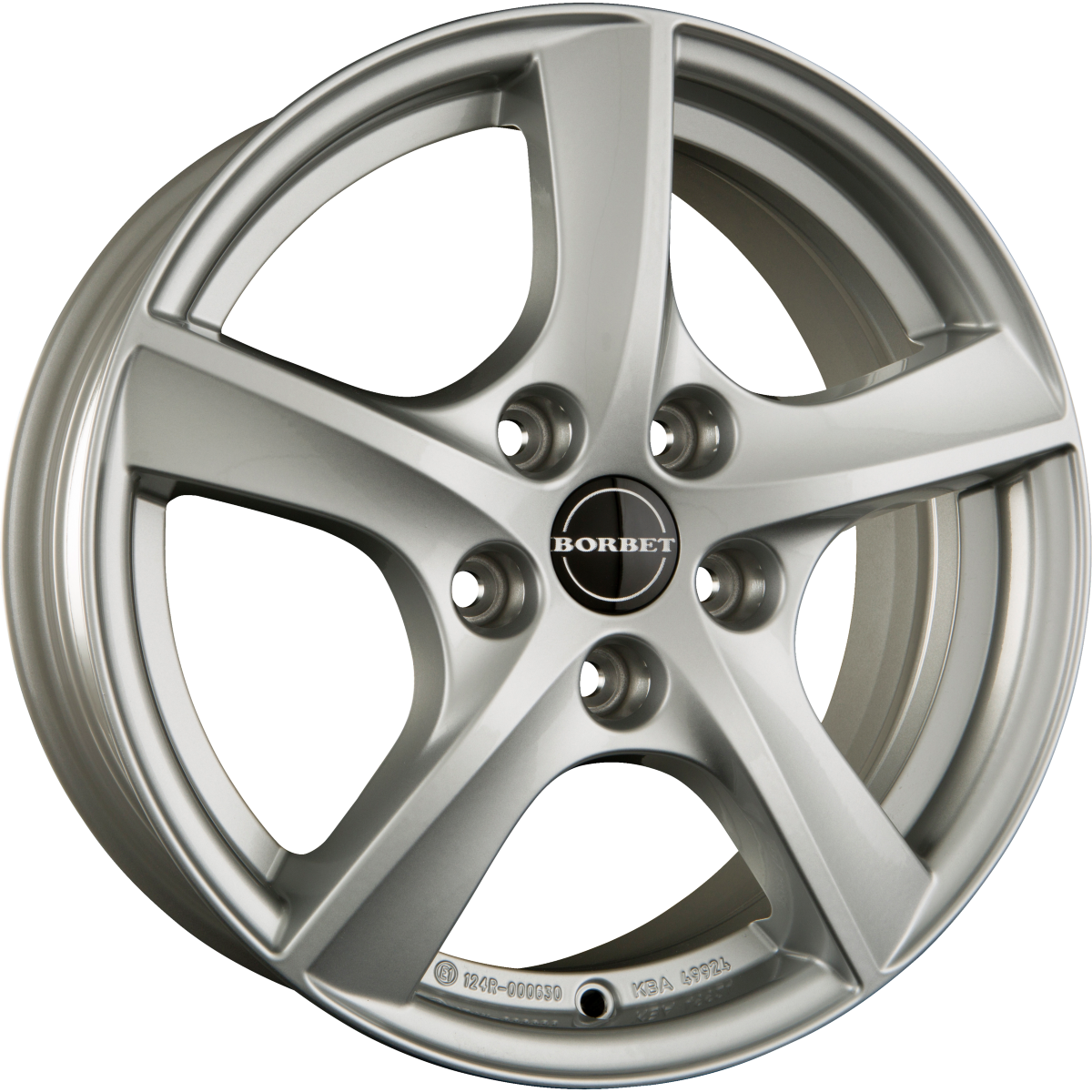 Borbet TL Brilliant Silver Alufelge 7x17 Zoll ET42 LK 5x105 ML56.6 – Bild 2