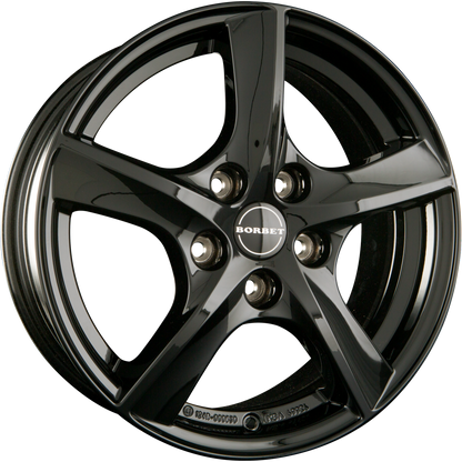 Borbet TL Black Glossy Alufelge 7x17 Zoll ET50 LK 5x108 ML63.4 – Bild 2