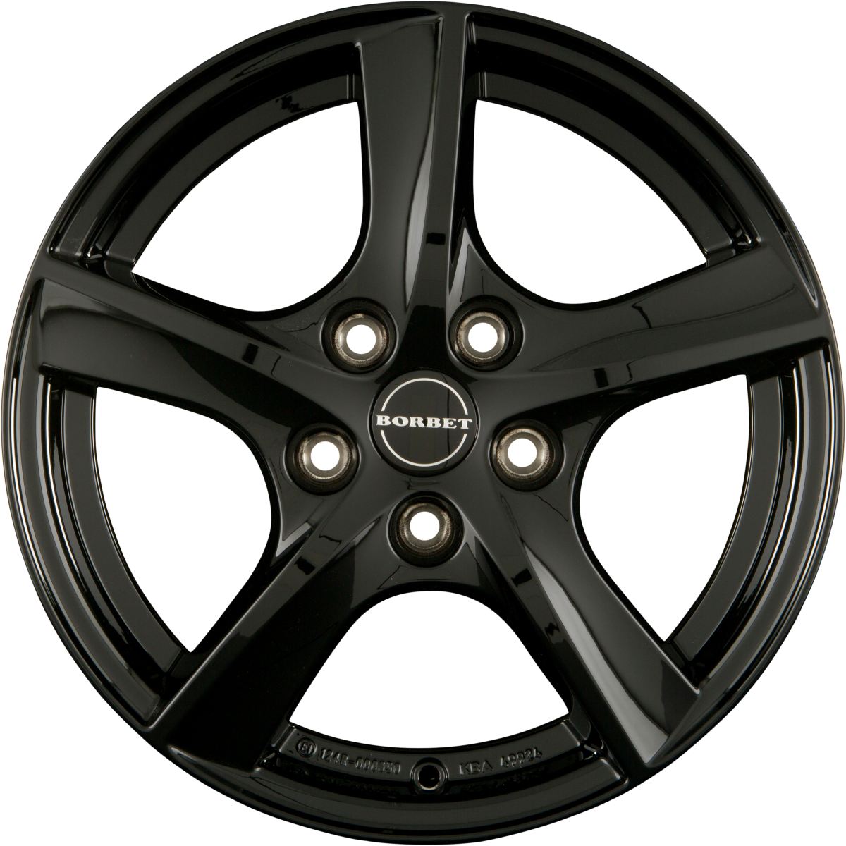 Borbet TL Black Glossy Alufelge 7x17 Zoll ET50 LK 5x114.3 ML67.1