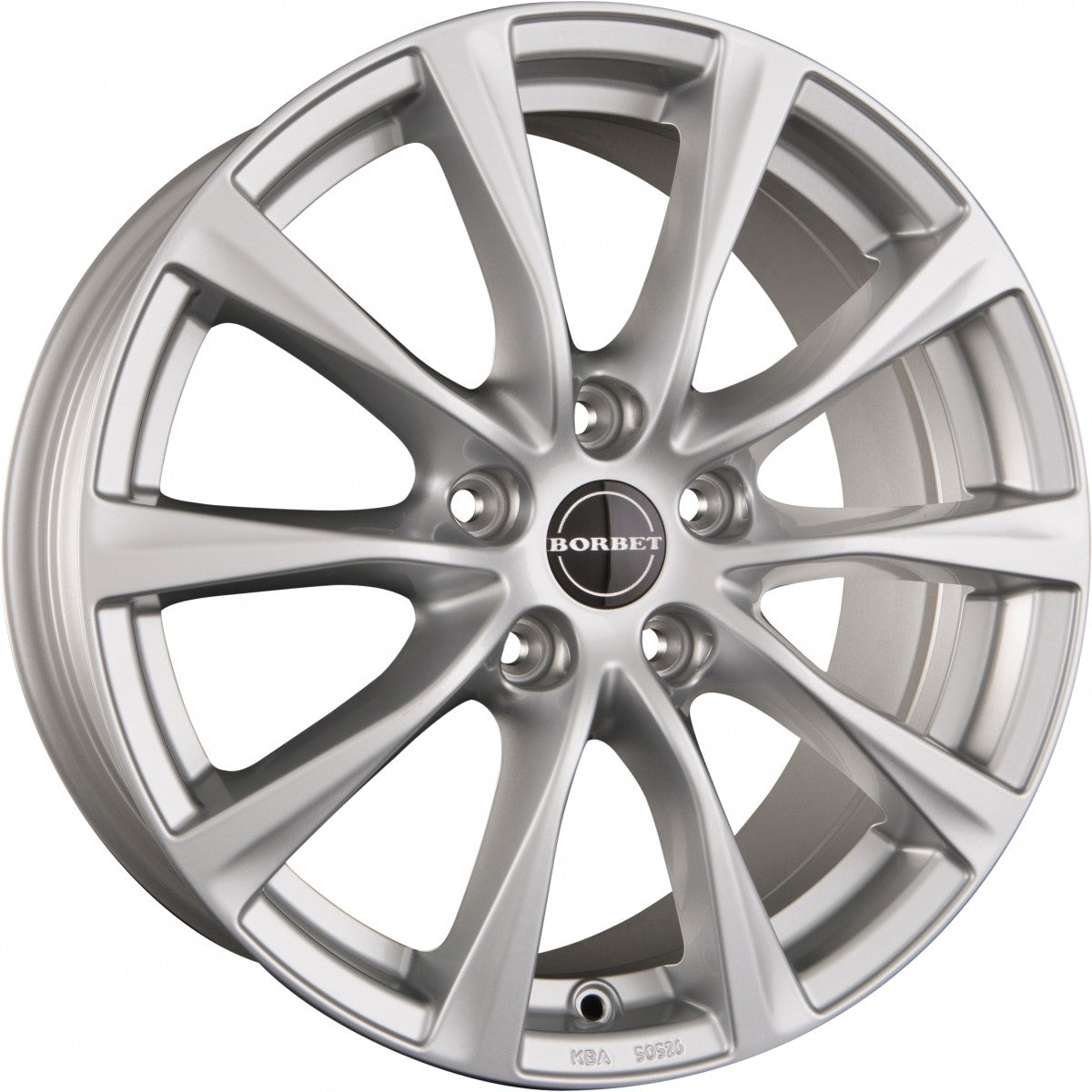 Borbet RE brilliant silver 7x16 ET50 - LK5/114.3 ML72.5