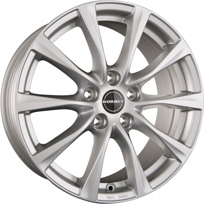 Borbet RE brilliant silver 7x16 ET50 - LK5/114.3 ML72.5