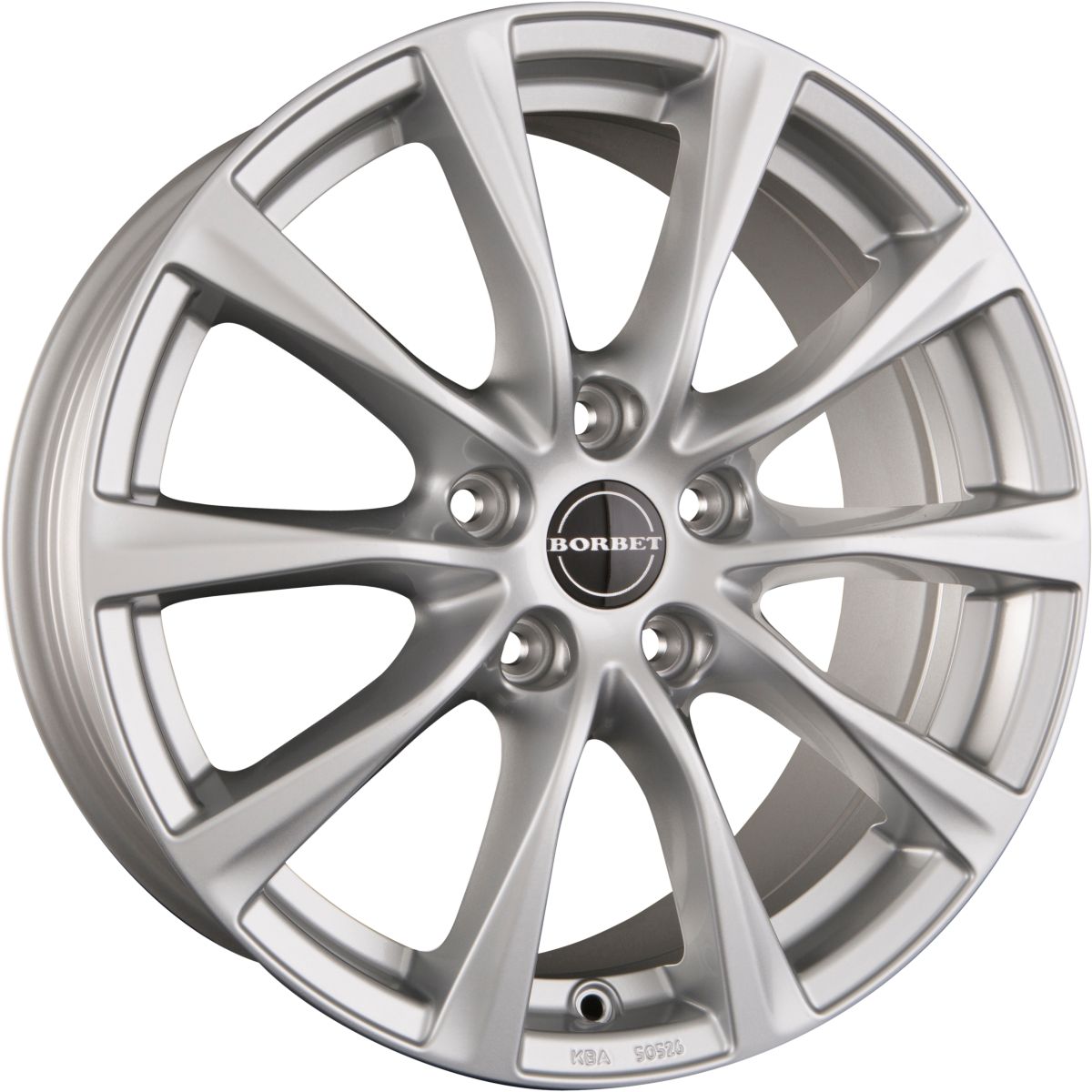 Borbet RE Brilliant Silver Alufelge 8x18 Zoll ET37 LK 5x112 ML57.1 – Bild 2