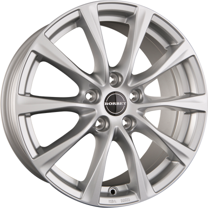 Borbet RE Brilliant Silver Alufelge 8x18 Zoll ET37 LK 5x112 ML57.1 – Bild 2