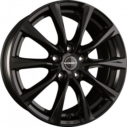 Borbet RE Black Glossy Alufelge 7x16 Zoll ET40 LK 5x115 ML70.2