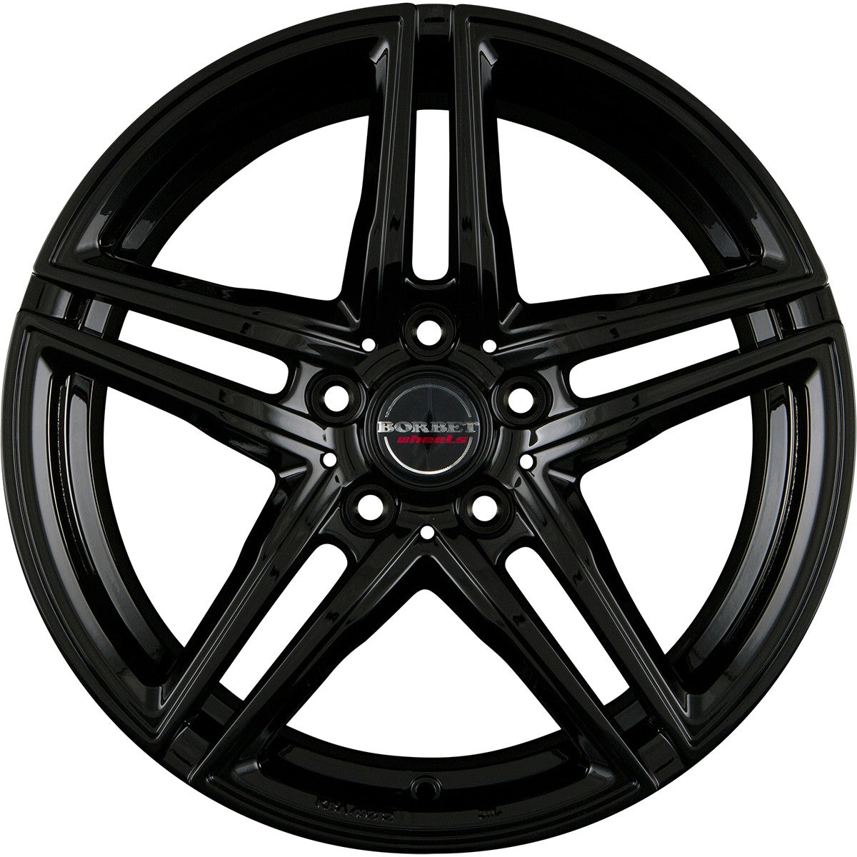 Borbet XRT black glossy 8.5x19 ET35 - LK5/112 ML72.5