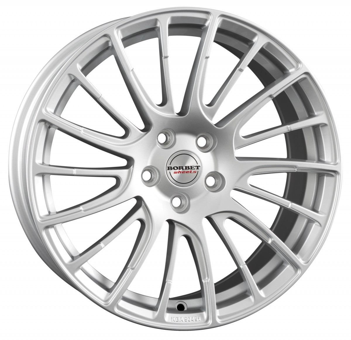 Borbet LS2 brilliant silver 8x17 ET35 - LK5/114.3 ML72.5