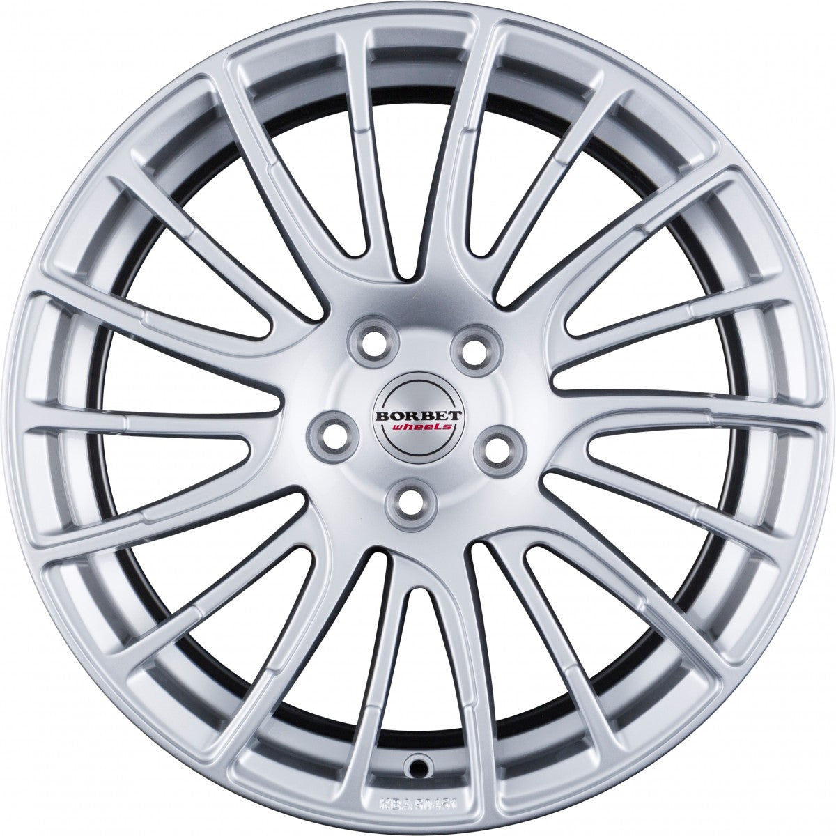 Borbet LS2 brilliant silver 8x18 ET50 - LK5/108 ML72.5