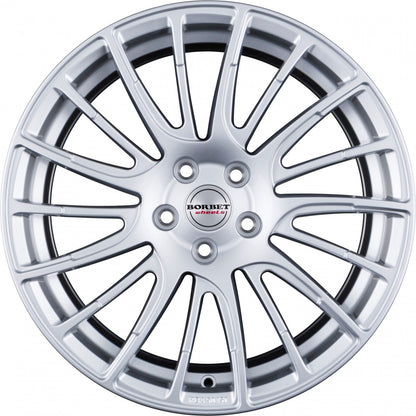 Borbet LS2 brilliant silver 8x18 ET50 - LK5/108 ML72.5