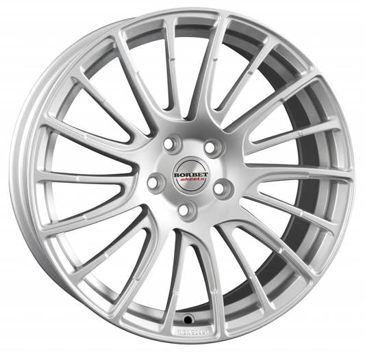 Borbet LS2 brilliant silver 8x17 ET35 - LK5/110 ML65.1