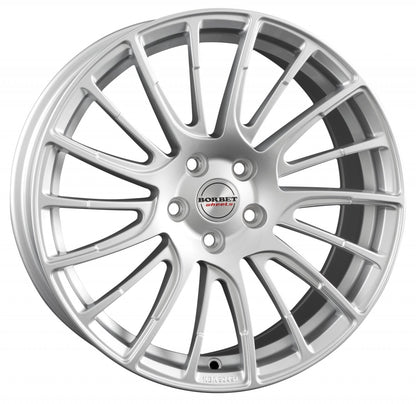Borbet LS2 brilliant silver 8x17 ET35 - LK5/110 ML65.1