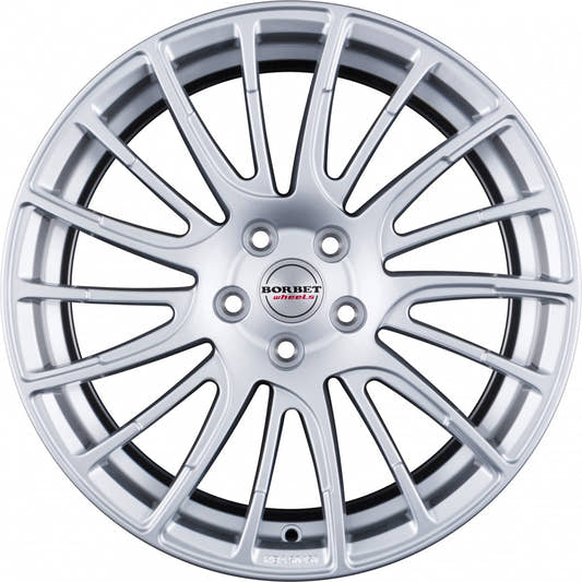 Borbet LS2 brilliant silver 8x17 ET35 - LK5/110 ML65.1