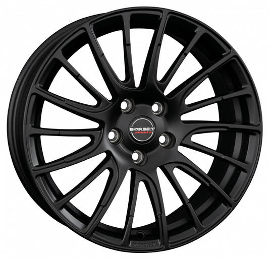 Borbet LS2 black matt 8x17 ET45 - LK5/114.3 ML72.5