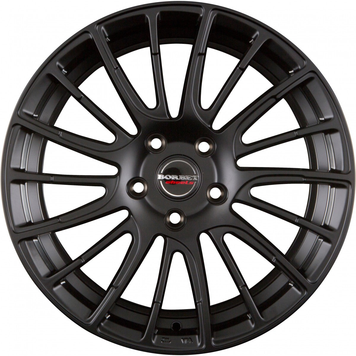 Borbet LS2 black matt 8x18 ET50 - LK5/108 ML72.5